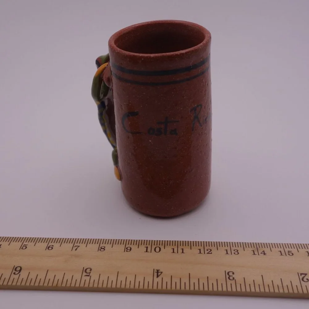 Lizard Handle Costa Rica Ceramic Shot Glass - Picture 8 of 10